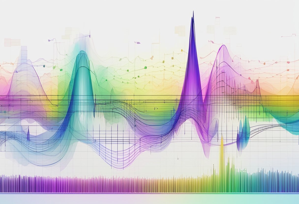 A computer program analyzes sound waves and converts them into musical notes